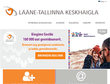 Tablet Screenshot of keskhaigla.ee